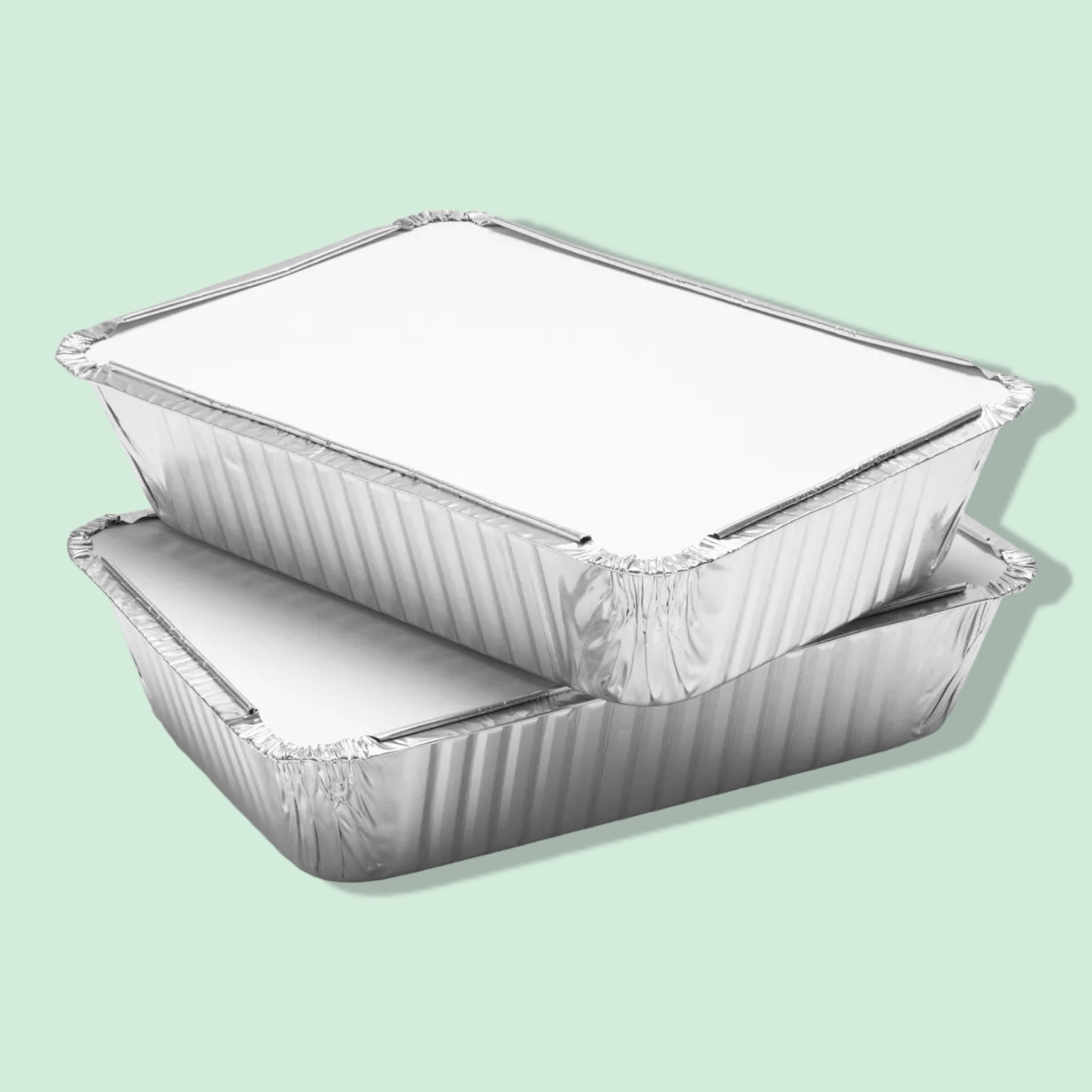 Contenedores de aluminio sin separación